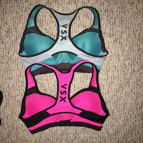 VSX sport bras - pink & blue BUNDLE DEAL - Picture 2 of 4